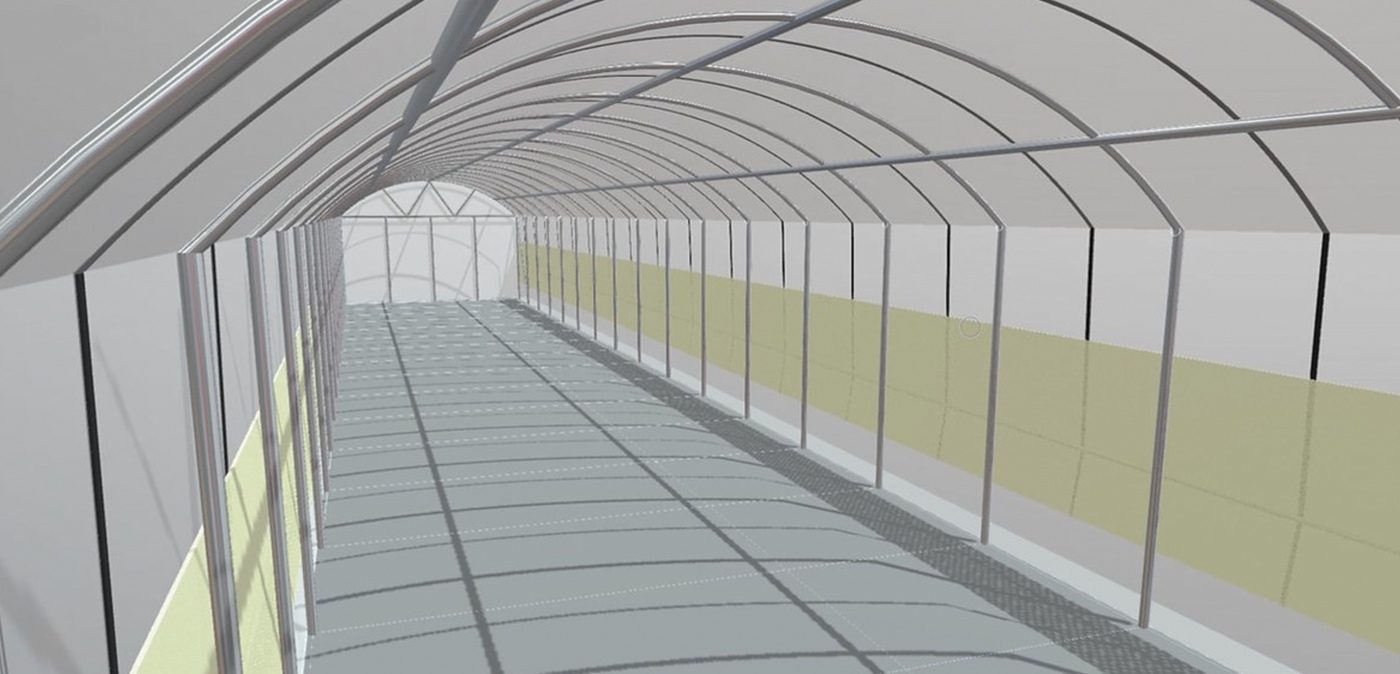 Polytunnel (4m x 24m length)