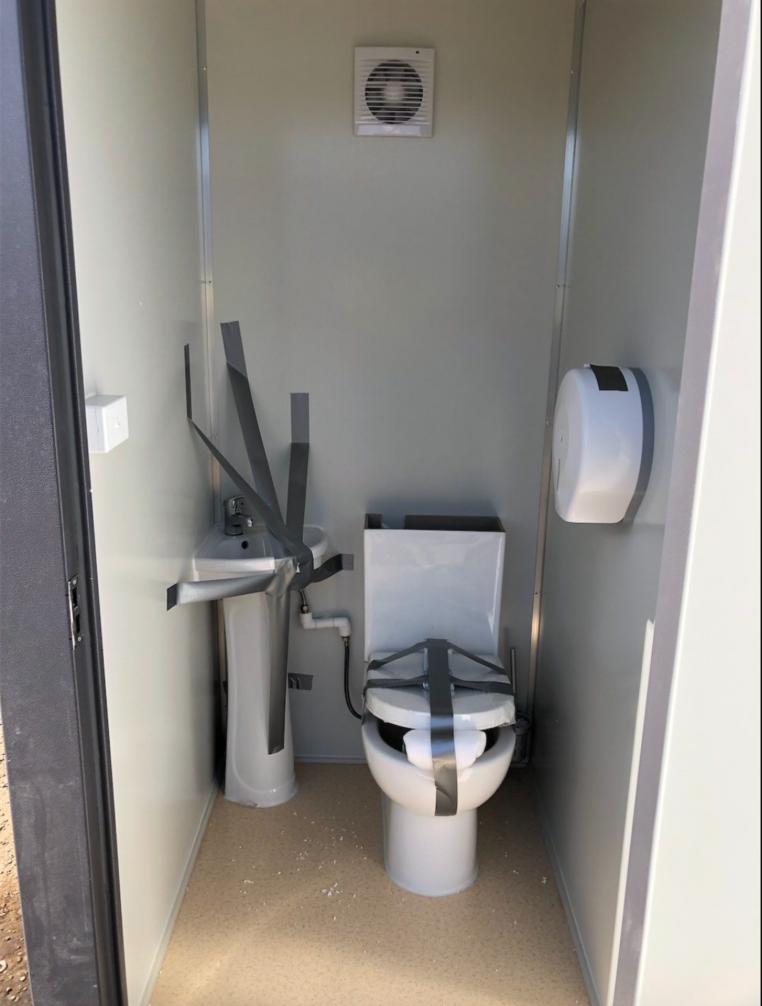 Single Toilet Block
