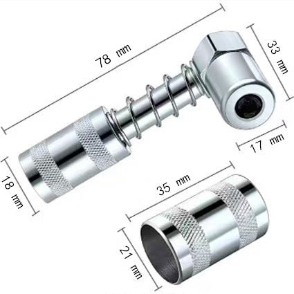 Lube pro plus 90° grease coupler adapter