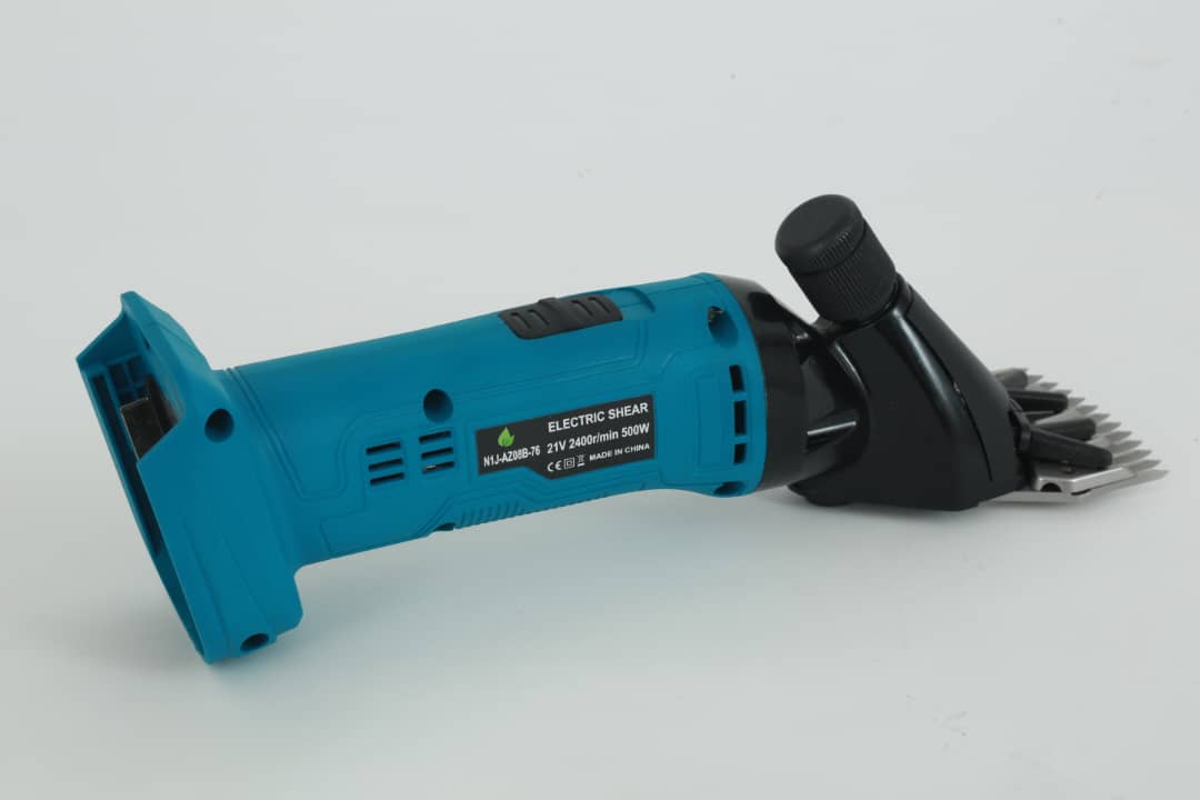 Premium Cordless 6-Speed 13-Teeth Electric Wool Shears Pet Machine - Perfect for Sheep, Goat and Alpaca Shearing - Compatible with Makita 18V Battery